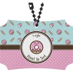 Donuts Rear View Mirror Ornament (Personalized)