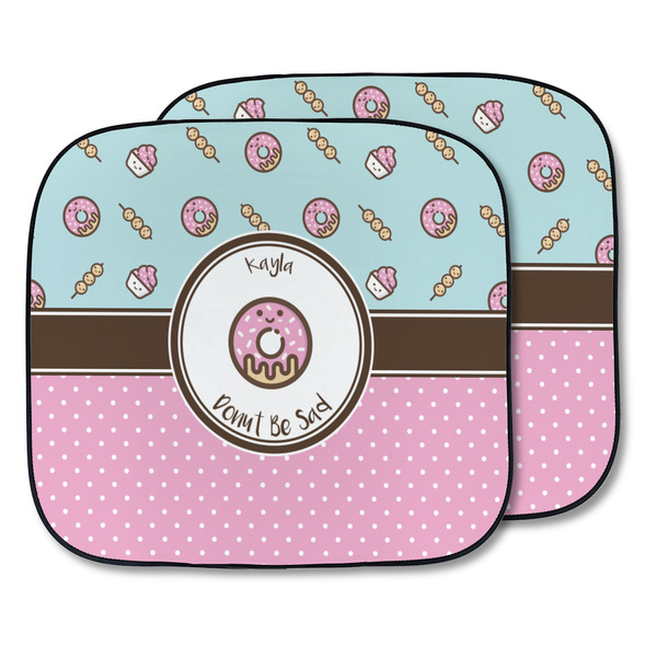 Custom Donuts Car Sun Shade - Two Piece (Personalized)