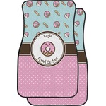 Donuts Car Floor Mats (Front Seat) (Personalized)