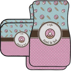 Donuts Car Floor Mats Set - 2 Front & 2 Back (Personalized)