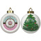 Donuts Ceramic Christmas Ornament - X-Mas Tree (APPROVAL)
