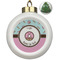Donuts Ceramic Ball Ornament - Christmas Tree (Personalized)