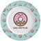 Donuts Ceramic Dinner Plates (Set of 4) (Personalized)