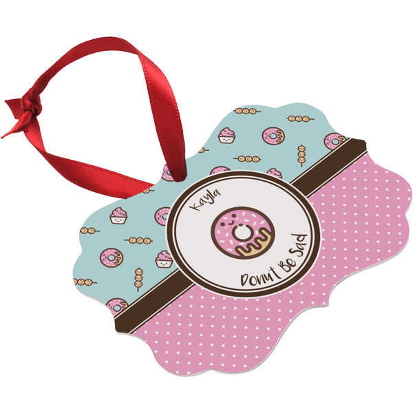 Donuts Christmas Ornament (Angle View)