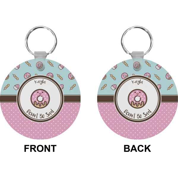 Donuts Circle Keychain (Front + Back)