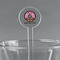 Donuts 5.5" Round Plastic Stir Sticks - Clear (Personalized)