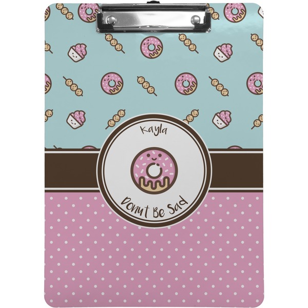 Custom Donuts Clipboard (Letter Size) (Personalized)