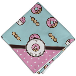 Donuts Cloth Dinner Napkin - Single w/ Name or Text