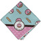 Donuts Cloth Napkins - Personalized Dinner (Folded Four Corners)