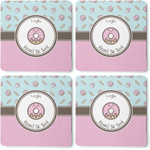 Donuts Coaster Rubber Back - Apvl