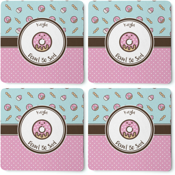 Donuts Coaster Rubber Back - Apvl