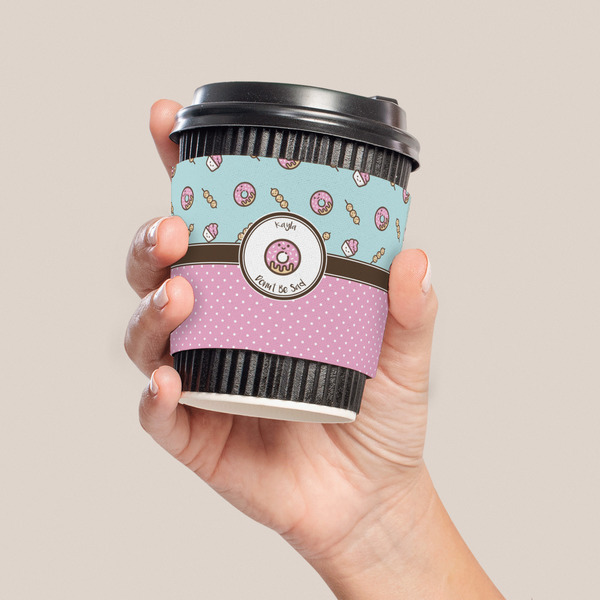 Donuts Coffee Cup Sleeve - LIFESTYLE
