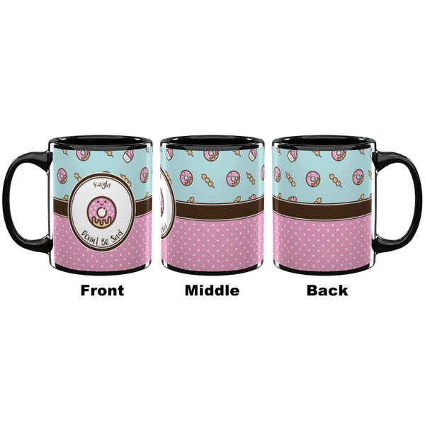 Donuts Coffee Mug - 11 oz - Black APPROVAL