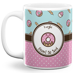 Donuts 11 Oz Coffee Mug - White (Personalized)