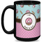 Donuts Coffee Mug - 15 oz - Black Full