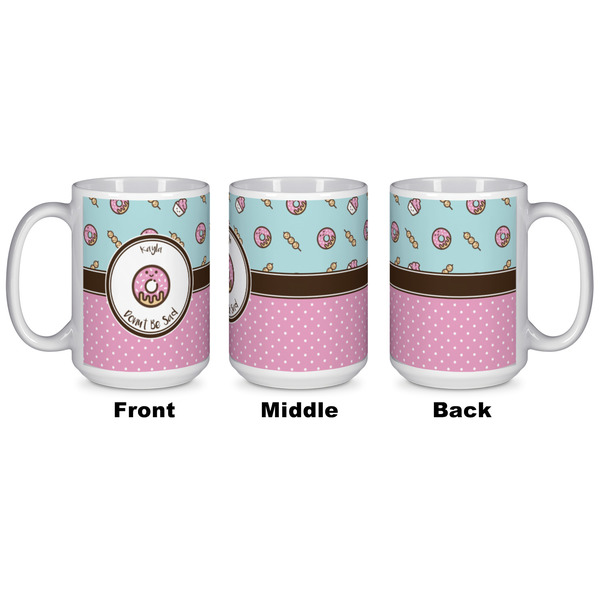 Donuts Coffee Mug - 15 oz - White APPROVAL