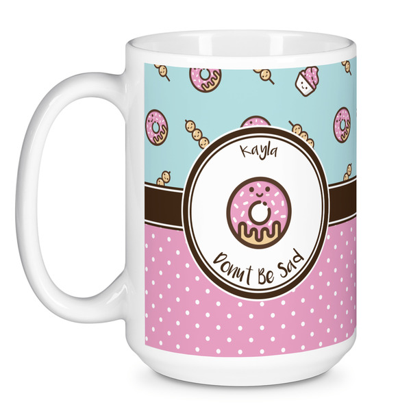 Donuts Coffee Mug - 15 oz - White