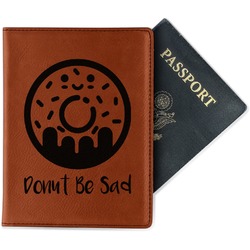 Donuts Passport Holder - Faux Leather (Personalized)