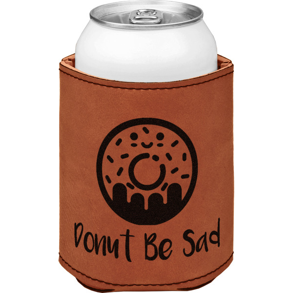 Custom Donuts Leatherette Can Sleeve - Double Sided (Personalized)