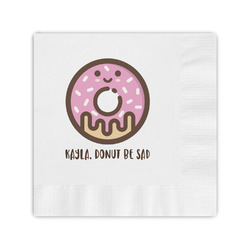 Donuts Coined Cocktail Napkins (Personalized)