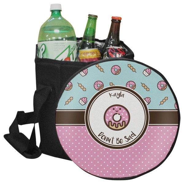 Custom Donuts Collapsible Cooler & Seat (Personalized)