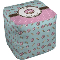Donuts Cube Pouf Ottoman (Personalized)