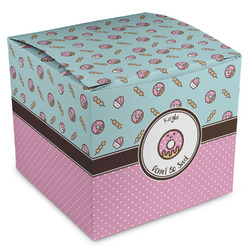 Donuts Cube Favor Gift Boxes (Personalized)