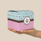 Donuts Cube Favor Gift Box - On Hand - Scale View
