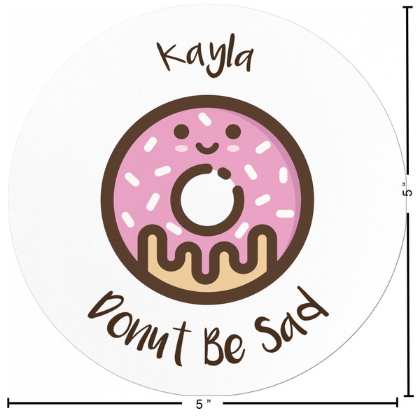Donuts Custom Shape Iron On Patches - L - APPROVAL