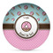 Donuts Microwave Safe Plastic Plate - Composite Polymer (Personalized)