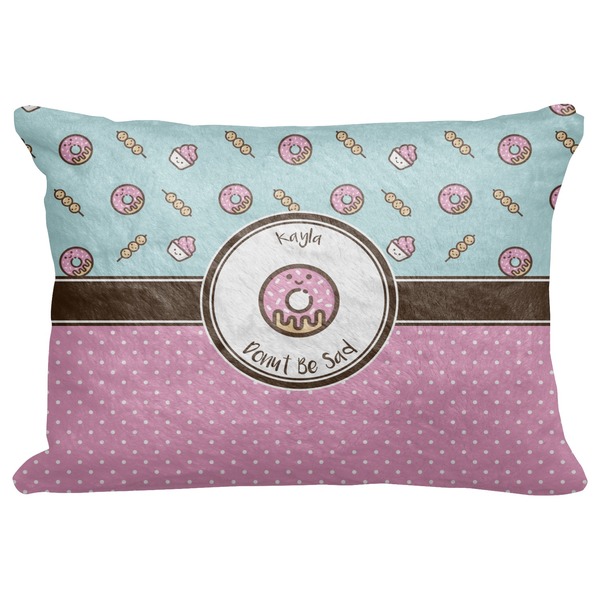 Custom Donuts Decorative Baby Pillowcase - 16"x12" (Personalized)