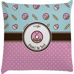 Donuts Decorative Pillow Case (Personalized)