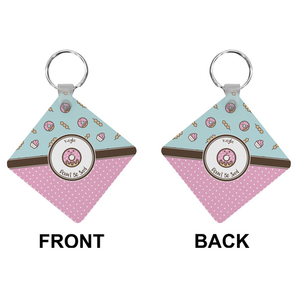 Donuts Diamond Keychain (Front + Back)