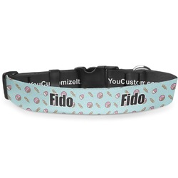 Donuts Deluxe Dog Collar - Double Extra Large (20.5" to 35") (Personalized)