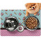 Donuts Dog Food Mat - Small w/ Name or Text