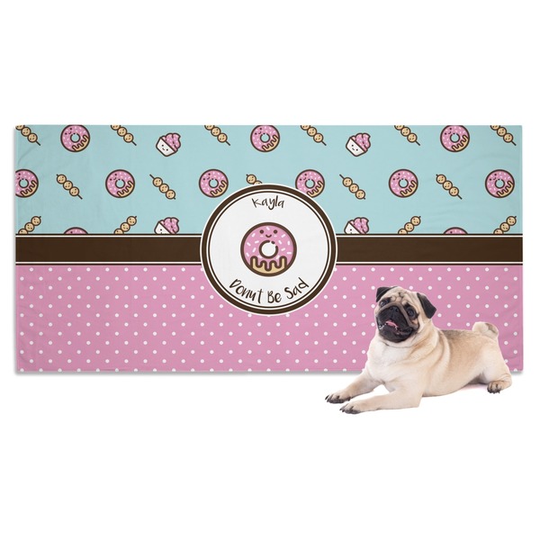 Custom Donuts Dog Towel (Personalized)