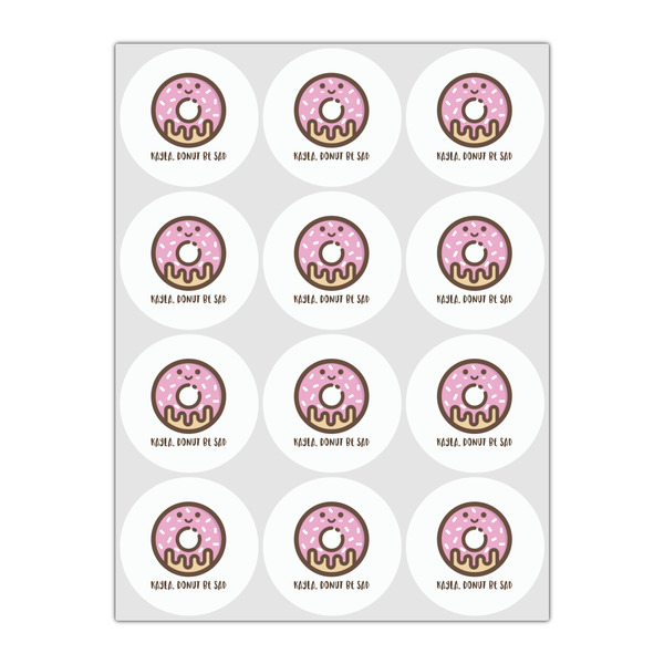 Donuts Drink Topper - Small - Set of 12
