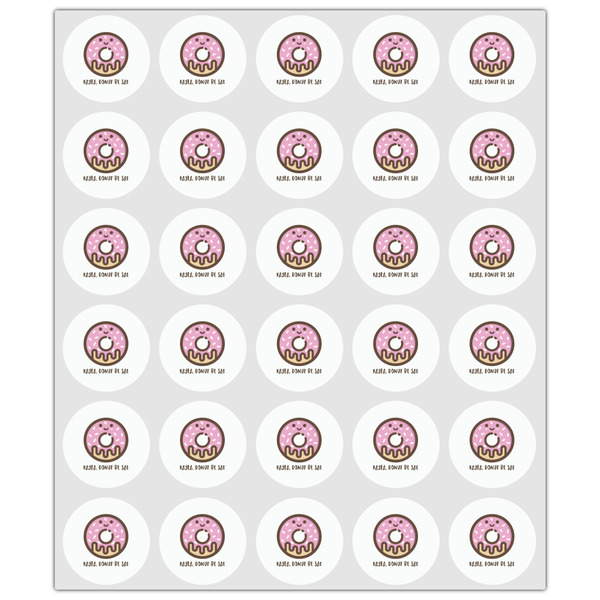 Donuts Drink Topper - XSmall - Set of 30