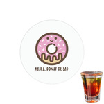 Donuts Printed Drink Topper - 1.5" (Personalized)