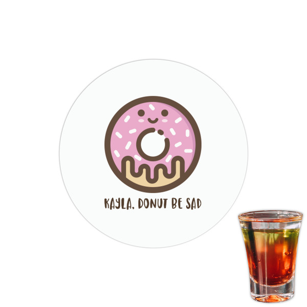 Custom Donuts Printed Drink Topper - 1.5" (Personalized)