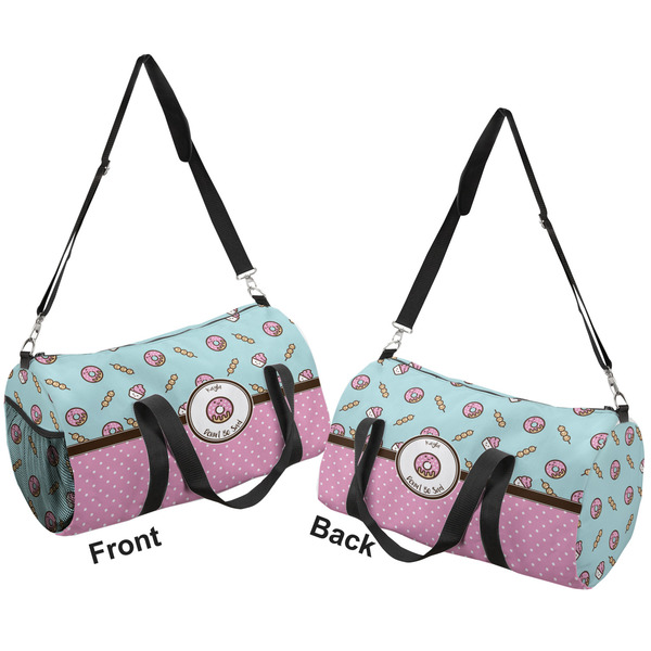 Donuts Duffle bag small front and back sides
