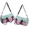 Donuts Duffle bag small front and back sides