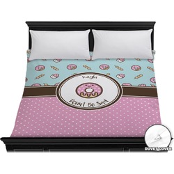 Donuts Duvet Cover - King (Personalized)