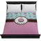 Donuts Duvet Cover - Queen - On Bed - No Prop