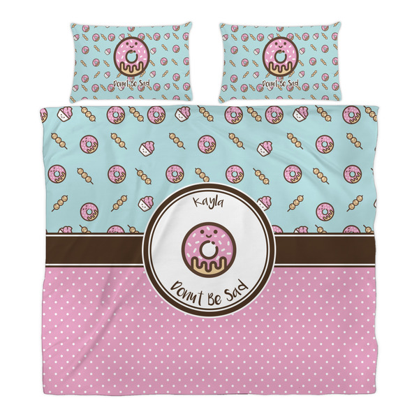 Donuts Duvet Cover Set - King - Alt Approval
