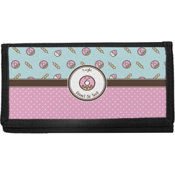 Donuts Canvas Checkbook Cover (Personalized)