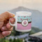Donuts Espresso Cup - 3oz LIFESTYLE (new hand)