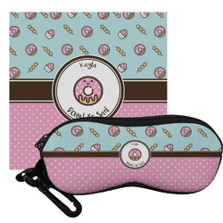 Donuts Eyeglass Case & Cloth (Personalized)