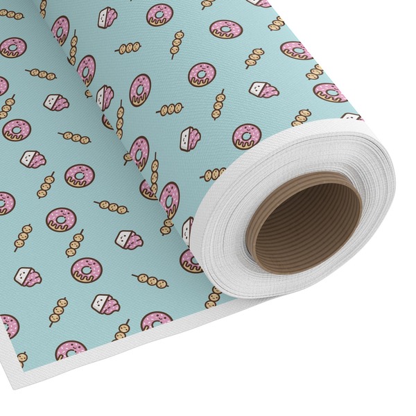 Custom Donuts Fabric by the Yard - Spun Polyester Poplin