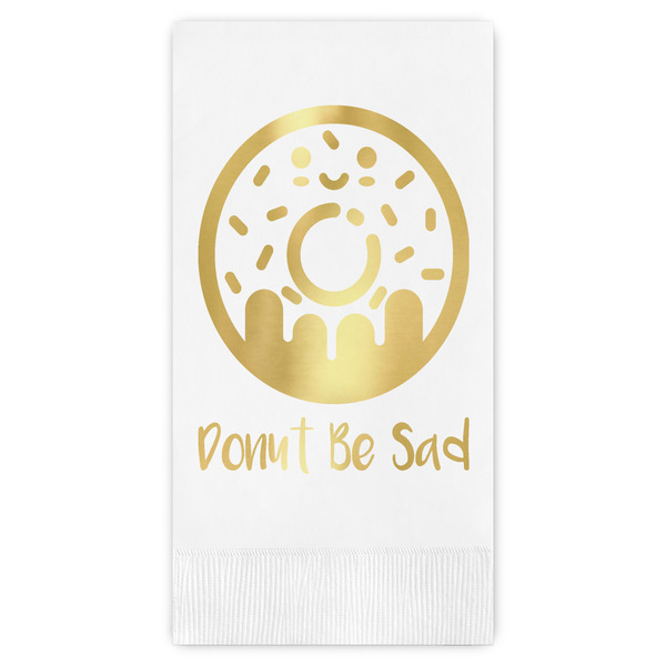 Custom Donuts Guest Napkins - Foil Stamped (Personalized)
